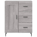 Highboard Grey Sonoma 69.5x34x180 cm Engineered Wood 3196033