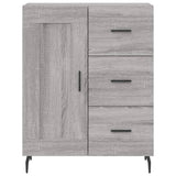 Highboard Grey Sonoma 69,5x34x180 cm Engineered Wood 3196033