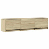 TV Cabinet with LED Sonoma Oak 165 x 34 x 40 cm Engineered Wood 3418714