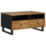 Coffee Table 80x54x40 cm Solid Wood Mango&Engineered Wood 351957