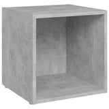 6 Piece TV Cabinet Set Concrete Grey Engineered Wood 3080055