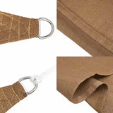 Sunshade Sail 160 g/m Taupe 6x8 m HDPE 311415