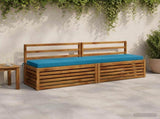 2-Piece Bench Cushions SOEST 2 pcs 100% Polyester Light Blue 949993
