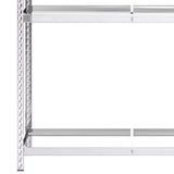 3-Layer Tire Racks 3 pcs Silver 110x40x200 cm Steel 3154234
