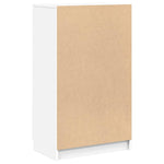 Shoe Cabinet White 59x35x100.5 cm Engineered Wood 811439