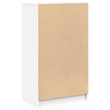Shoe Cabinet White 59x35x100.5 cm Engineered Wood 811439