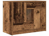 Sideboard with Drawers and Doors Old Wood 70.5x34x74.5 cm 861848