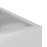 Garden Planter Galvanised Steel 50 x 32 x 40 cm 876355