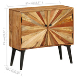 Sideboard Solid Mango Wood 85x30x75 cm 246166