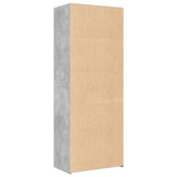 Highboard Concrete Grey 70x41x185 cm Engineered Wood 3281690