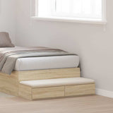 Bed Drawers Sonoma Oak 90 x 36.5 x 16.5 cm Engineered Wood 866933