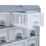 Multi-drawer Organiser with 38 Drawers 52x16x37.5 cm 147578