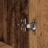 Bedside Cabinet Old Wood 39x35x65 cm Engineered Wood 861333