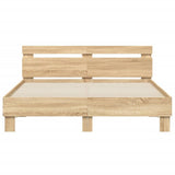 Bed Frame Sonoma Oak Engineered wood, Plywood 3207422