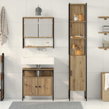 Bathroom Furniture Set 3 pcs Artisan Oak Engineered Wood 3334371