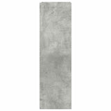 Plant Stand with Shelf 2 pcs Concrete Grey 30 x 30 x 100 cm 899569