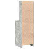 Highboard Concrete grey 40 x 41 x 135 cm Engineered wood 865049