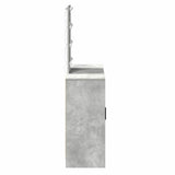 Dressing Table Light Grey 102 x 33 x 135 cm Engineered Wood 865184