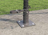 Welded Wire Fence with Concrete Base 50 x 1.4 m 3353702