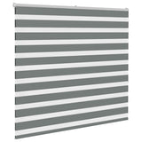 Zebra Blind Dark Grey 155x150 cm Fabric Width 150.9 cm Polyester 4014142