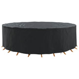 Furniture Cover Black 320 x 320 x 85 cm 420D Oxford Fbric 4106042