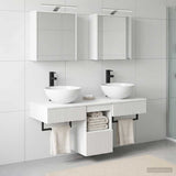 Bathroom Cabinet Set 5 pcs White Engineered Wood 3406279