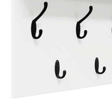 Wall-Mounted Coat Rack White 100 x 40 x 12 cm Engineered wood 874443