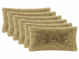 Cushion with Pillow HEERLEN 6 pcs Light Grey PV Fleece 925180