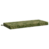 2-Piece Bench Cushions SOEST 2 pcs 100% Polyester Leaf Design 950227