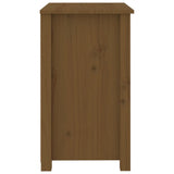 Bedside Cabinet Honey Brown 50x35x61.5 cm Solid Wood Pine 813685