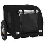 Pet Bike Trailer Black Oxford Fabric and Iron 93996