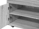Bar Cart Grey Sonoma 60x39.5x89 cm Engineered Wood 848274