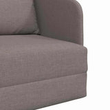 Sofa Bed Taupe 65 x 80 x 83 cm Fabric 4106642