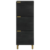 Highboard Black 40x33x110 cm Engineered Wood 4017677