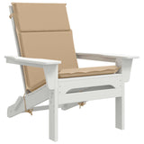 High Back Chair Cushion GEMERT 2 pcs 100% Polyester Sand 945699
