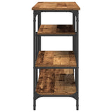Console Table with Shelf with Storage Old wood 100 x 35 x 75 cm 863559