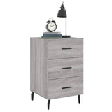 Bedside Cabinet Grey Sonoma 40x40x66 cm Engineered Wood 827682