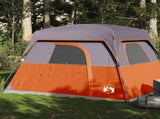 Camping Tent Cabin 4-Person Orange Waterproof 94544