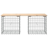 Garden Bench Gabion Design 103x44x42 cm Solid Wood Pine 834338