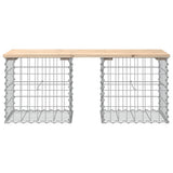 Garden Bench Gabion Design 103x44x42 cm Solid Wood Pine 834338