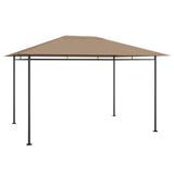 Gazebo 384x281x270 cm Taupe 180 g/m 313922