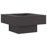 Fire Pit Black 80 x 80 x 40 cm Steel 858956