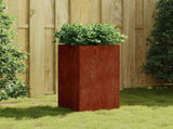 Planter 40x40x80 cm Corten Steel 824524