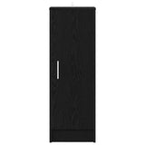 Shoe Cabinet Black Oak 32 x 35 x 92 cm Engineered Wood 862685