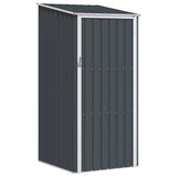 Garden Shed Anthracite Galvanised Steel Medium 46291