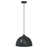 Pendant Lamps 2 pcs Height Adjustable E27 Black 30 cm Metal 4103451