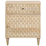 ZNTS Bedside Cabinet 50x33x60 cm Solid Wood Mango 358256