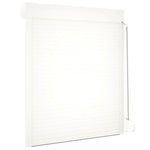ZNTS Roller Shutter Aluminium 110x130 cm White 144970