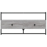 TV Cabinet Wall-mounted Grey Sonoma 100.5x30x51 cm Engineered Wood 833461