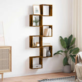Wall Cube Shelves 6 pcs Smoked Oak 30x15x30 cm 815881